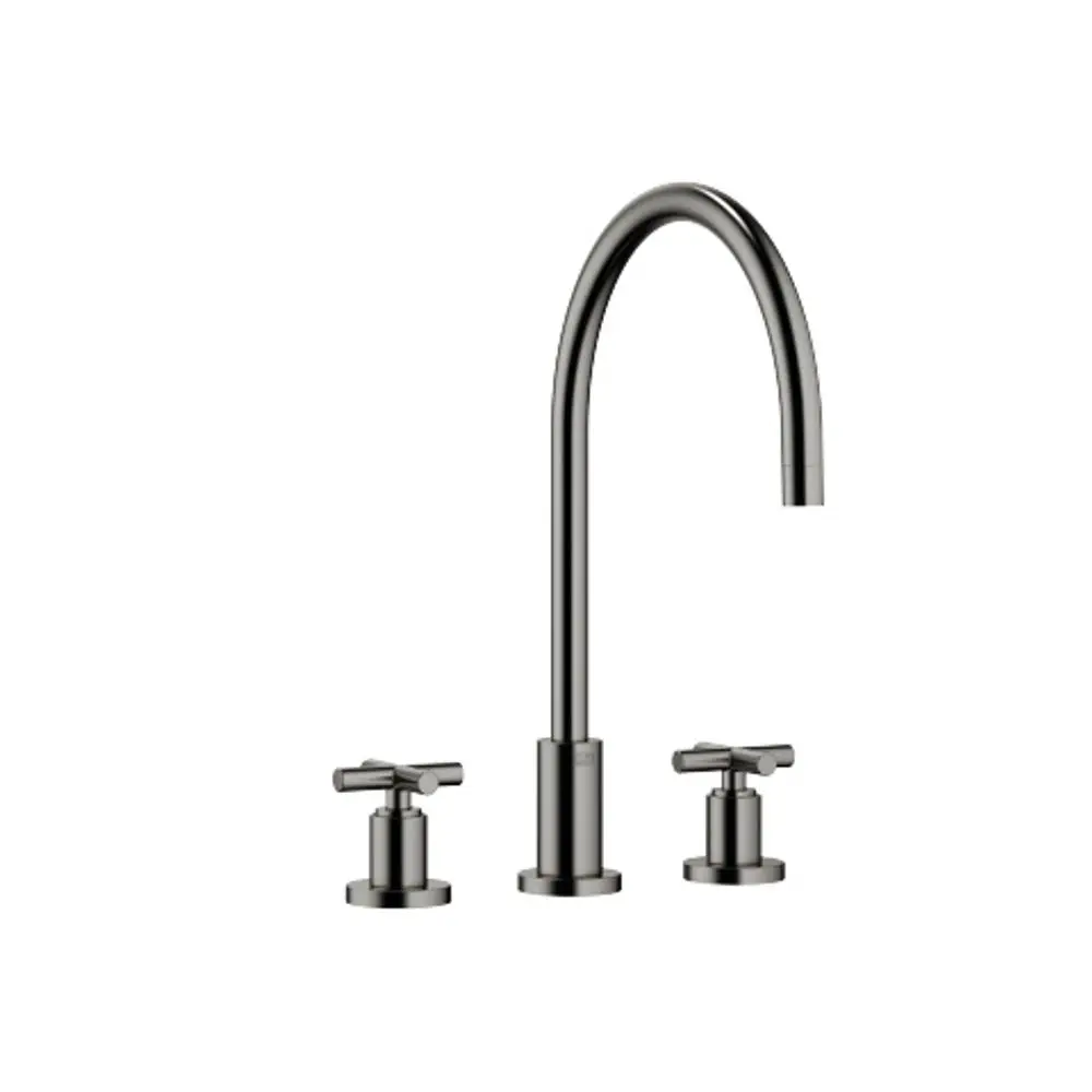 Dornbracht-TARA.-Dreilochbatterie-Ausladung 235mm-Dark Platinum gebürstet, 20815892-99 Galeriebild 1